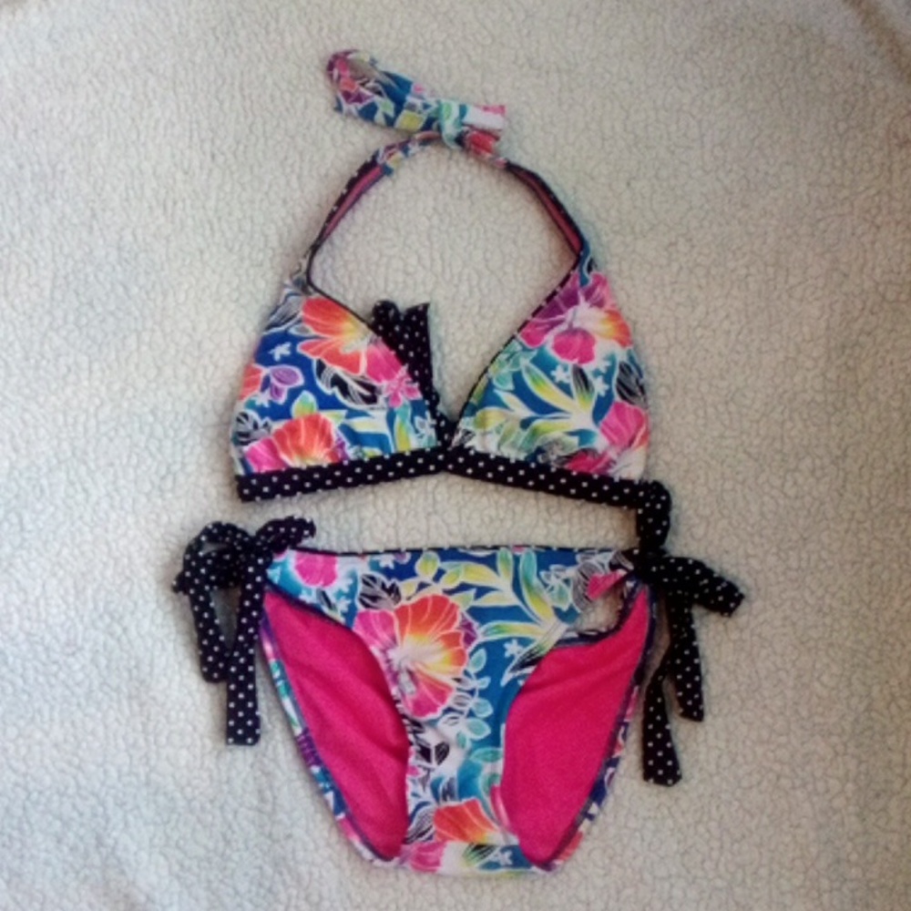 Y2K Hobie Floral Bikini, M